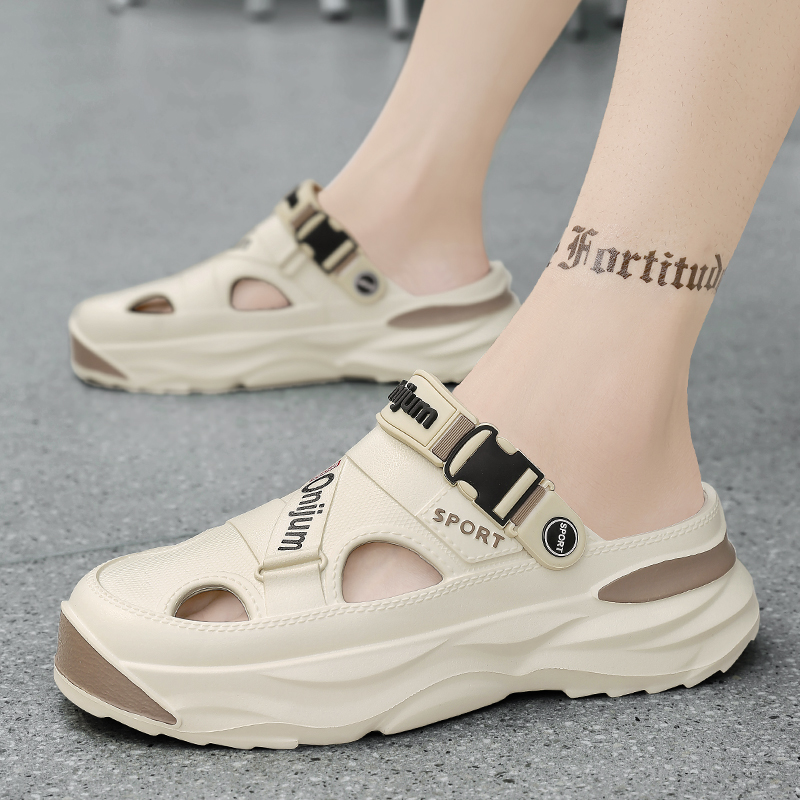 Men's Massage Sandals Outdoor Slippers Beach Comfortable Slides Thick Soft Clogs Men Casual Shoes Water Shoes Men Sandals 45 46