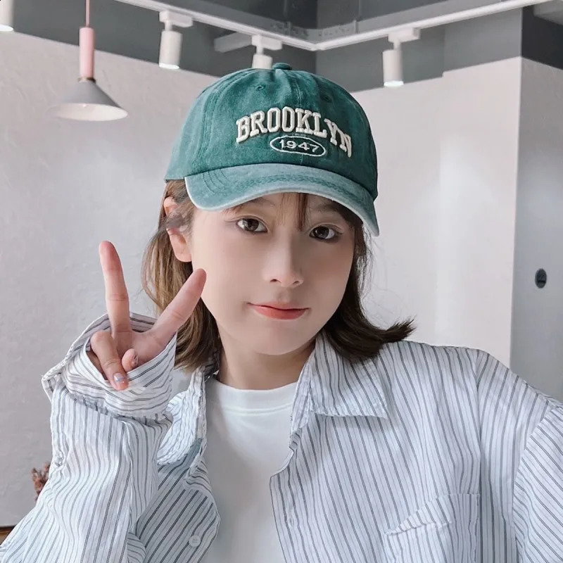 brooklyn Alphabet Baseball Cap Cowboy baseball cap 240906