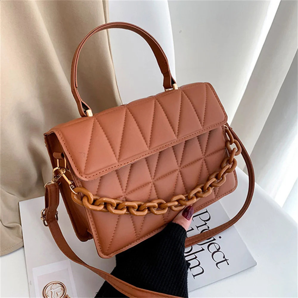 Womens Fashion Shoulder Bag PU Leather Square Handbag Small Cross Body Bag 250214
