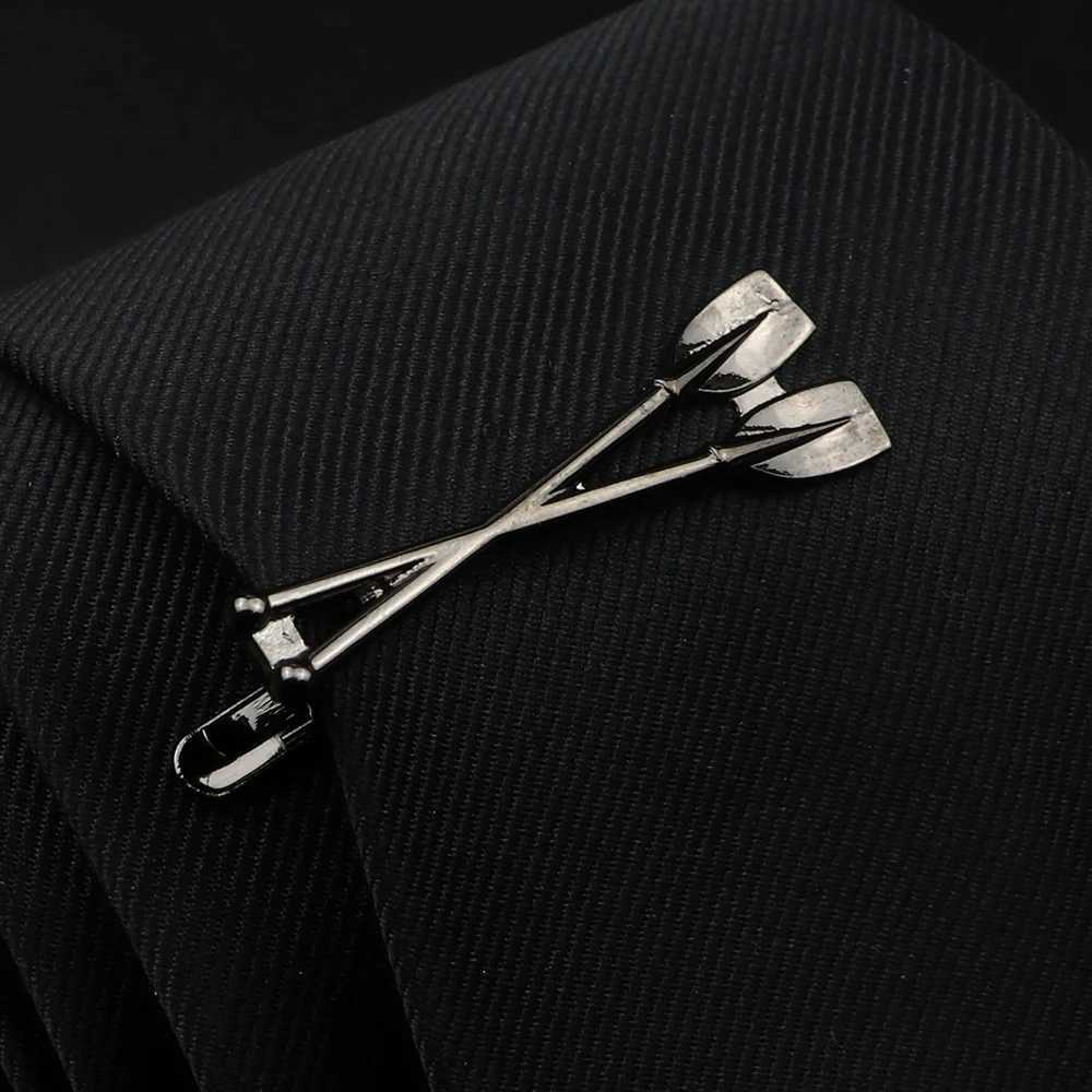2022 Gold Silver Color Chrome Stainless Tie Clips Ax Car Shovel Metal Tie Clip F or Men Tie Bar Necktie Clips Pin Jewelry DecorX240914