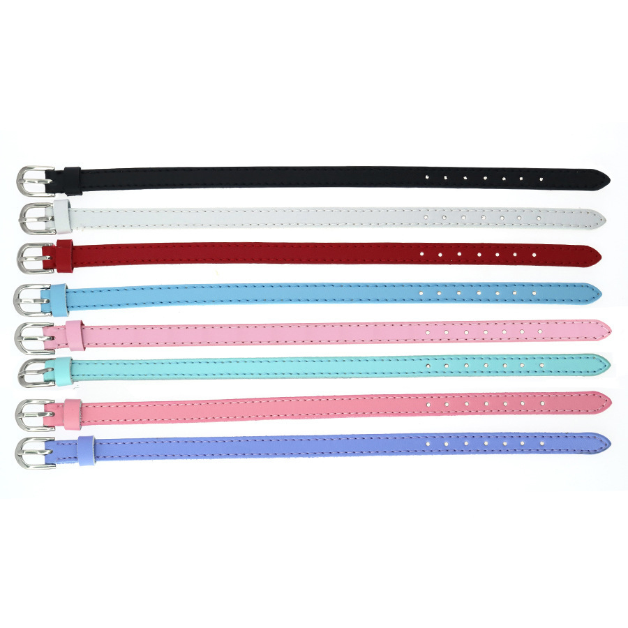 Leather Cat Collar Adjustable 8mm Pet Collar Can Wear Small Accessories Letter Pet Names for Kittens and Puppies Pet Accessories