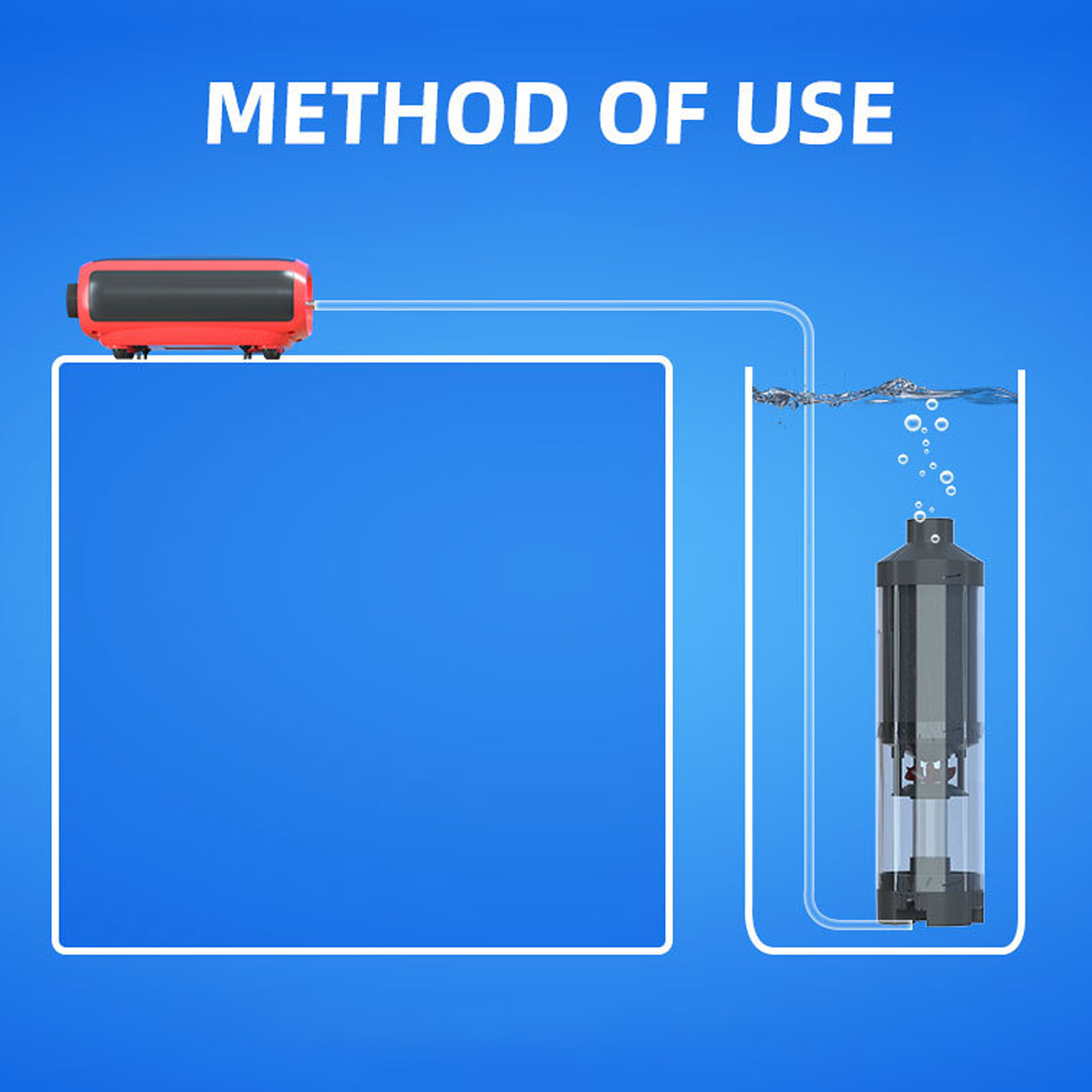 Aquarium Filter with Replaceable Filter Cotton, Strong Suction, Low Noise, Submersible Internal Fish Tank Filter