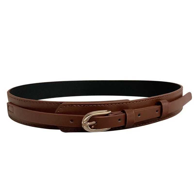 Creative Belts for Woman Winter Coat Waist Belts Solid Color PU Decorative Belts Woman Wind Coat AccessoriesX240914