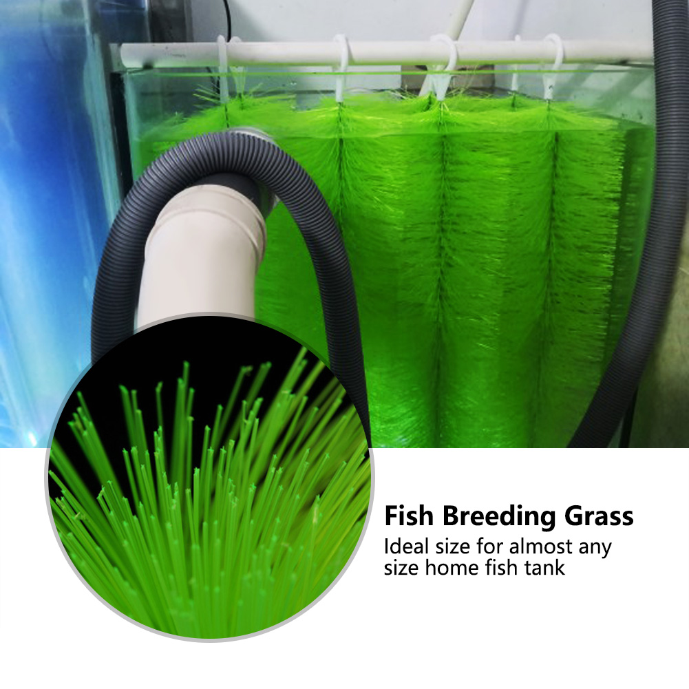 Decorative Grass for Aquarium Fish Tank, Fish Breeding, 100cm