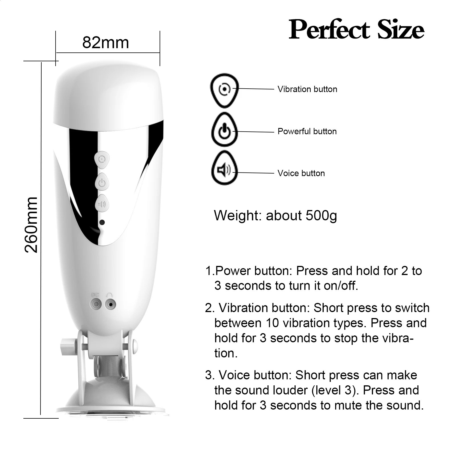Yoaiv Male Masturbator Suction Cup Suck Bullet Vibrator Orgasm Sex Toys Realistic Vagina for Men Adult 18 Products 240711