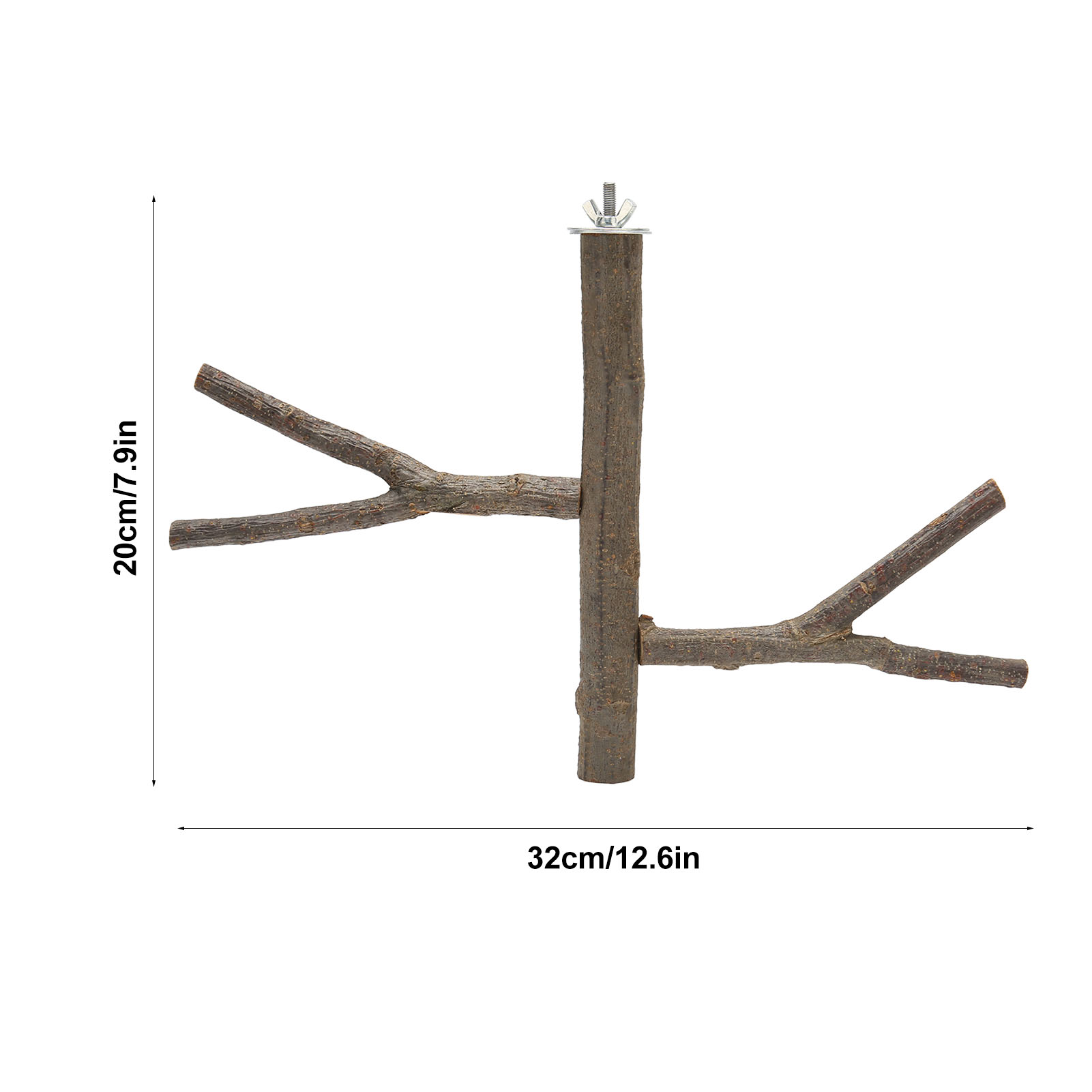 Bird Branch Perch Safe Claw Grinding Cage Toy Wooden Parrot Perch Stand For Cockatiels Lovebirds