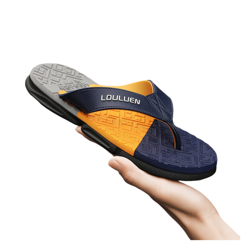 Summer Men's Slippers Beach Outdoor Sandals Mens Flip Flops Comfortable Slides Design Casual Shoes Men Non-slip Home Slippers