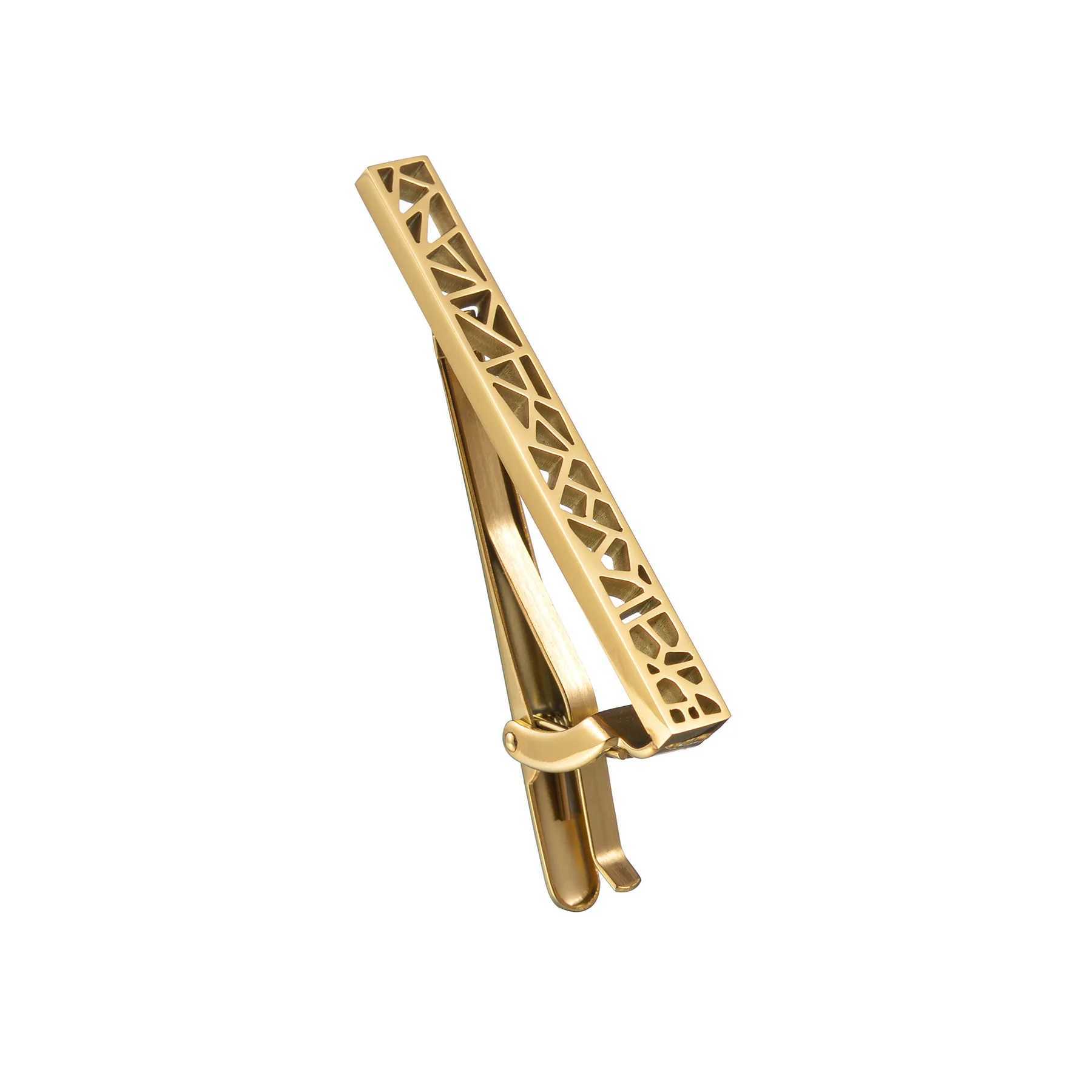 MeMolissa Fashion Copper Black Gold Color Tie Clip For Men Wedding Tie Clasp Clip Gentleman Ties Bar Pin For Men AccessoriesX240914