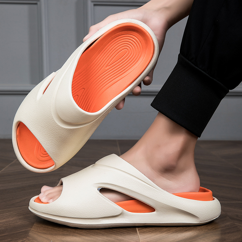 New Men's Slippers Indoor Outdoor Sandals Beach Comfortable Soft Slides Design Men Casual Shoes Flip-flops Home Slippers Sandals