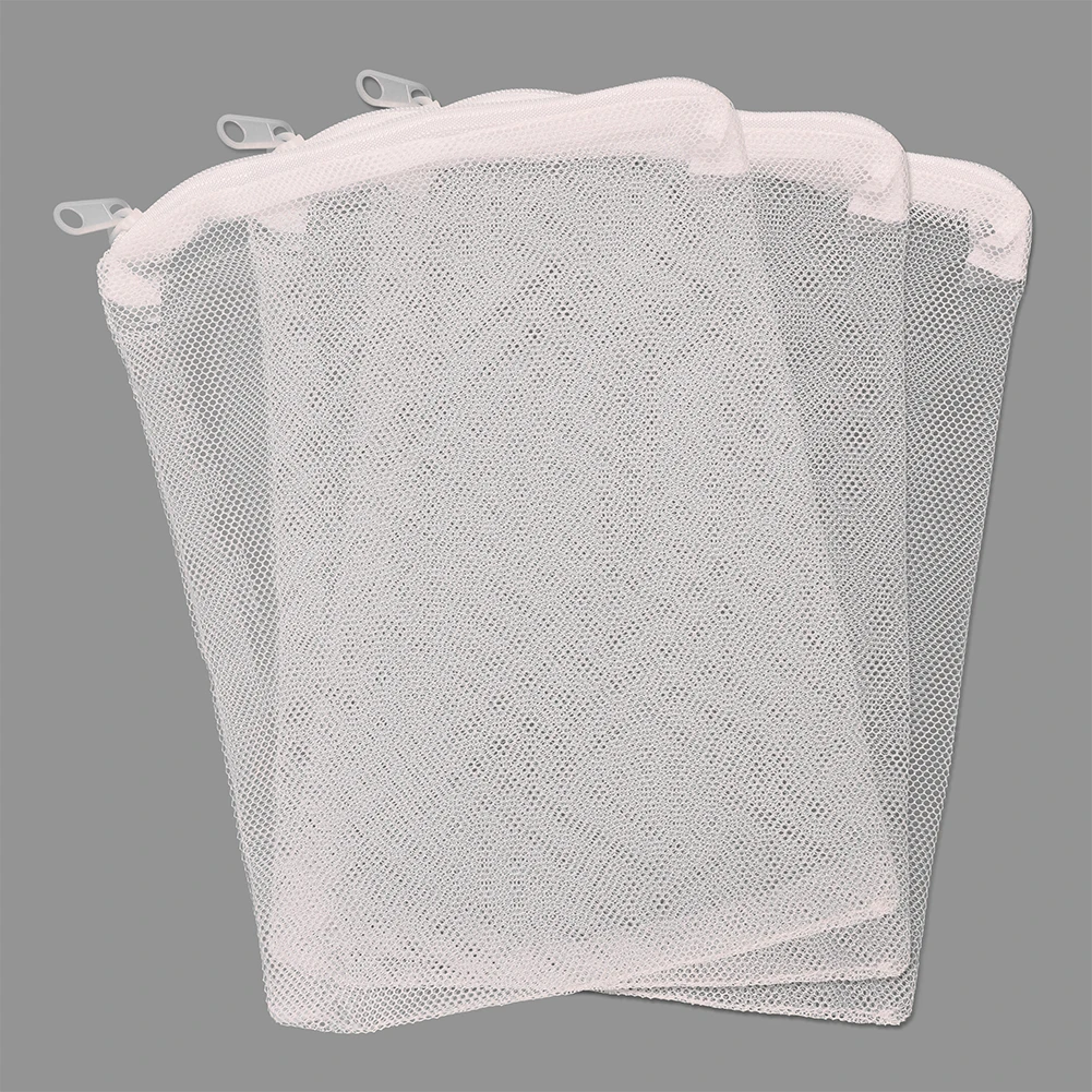 10Pcs Fine Hole Filter Net Bag Mesh Bag Acquarium Pond For Bio Ball Carbon Media Functional Aquarium Fish Tank Isolation Bag