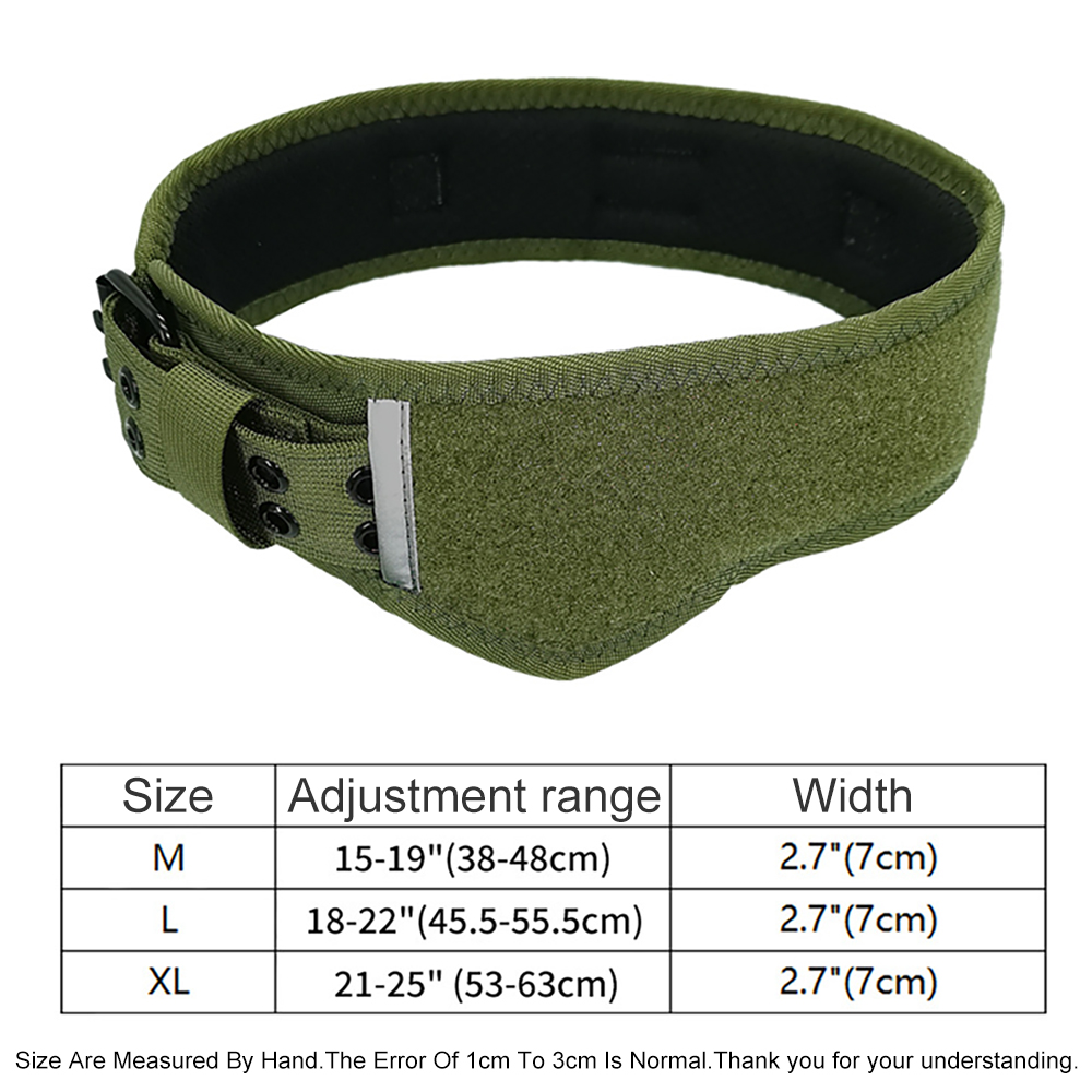 Tactical Dog Collars,Tough Military Heavy Duty Collar Metal Buckle with Control Handle,Double Buckle Design for Medium Large Dog
