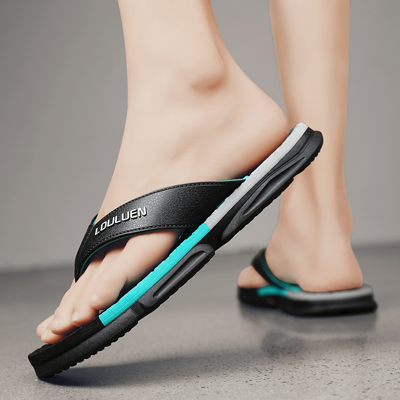 Summer Men's Slippers Beach Outdoor Sandals Mens Flip Flops Comfortable Slides Design Casual Shoes Men Non-slip Home Slippers