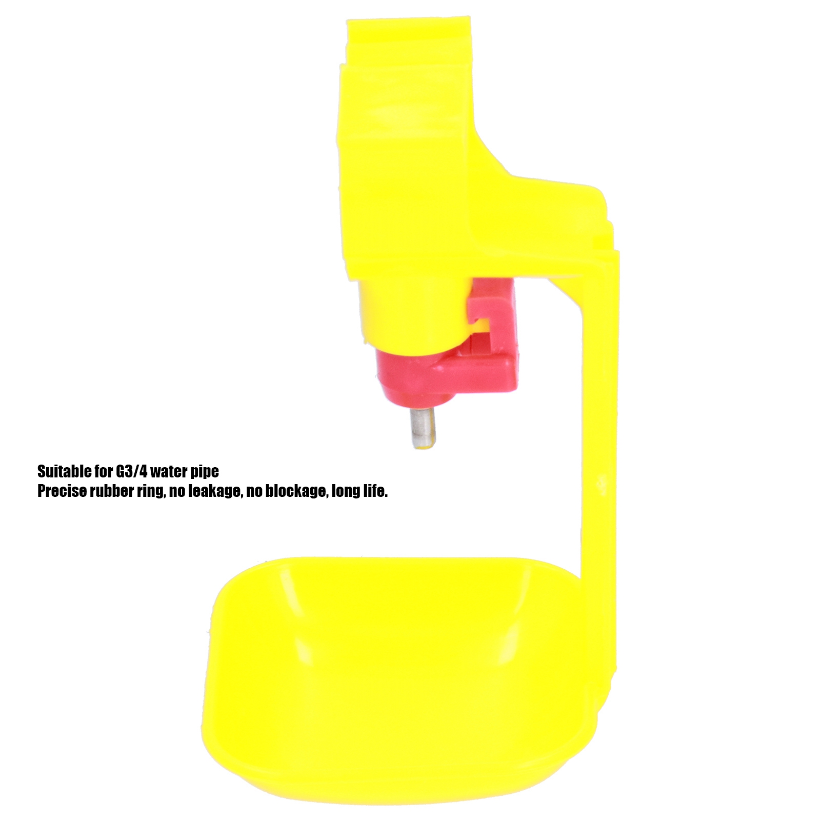 Chicken Nipple Drinker with Cup, Integrated Automatic Drinking Bowl, Poultry Accessory, 20ml, 10Pcs