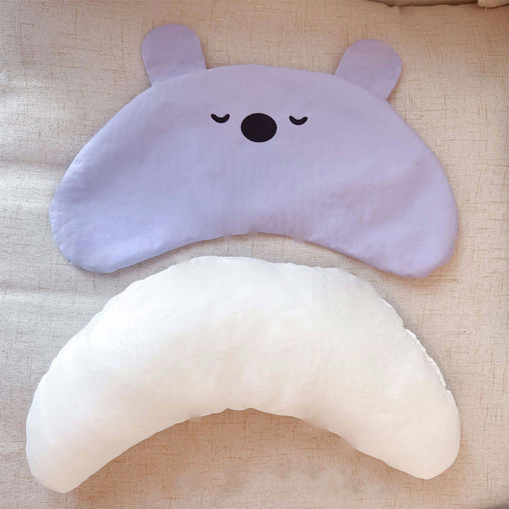 Pet Neck Pillow Ultra Soft Cute Cartoon Bear Shape Removable Design For Pet Cervical Protection Sleeping Improve