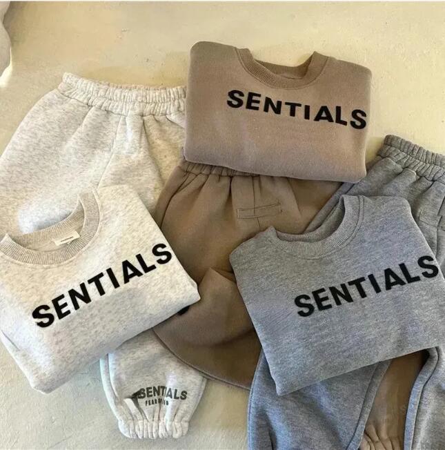 Kids Clothing Sets Sweaters Pants Thicken Warm Tracksuit Fashion Winter Autumn Girl Boy Clothes Toddler Cotton Children Sweatshirts