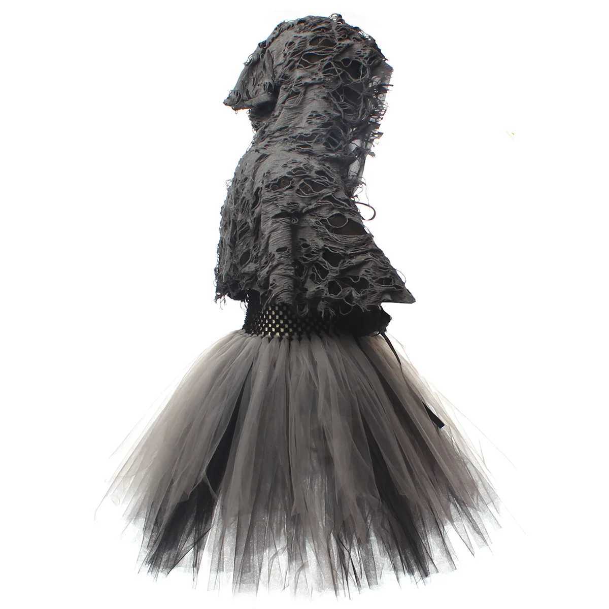 Halloween Party Role Playing Childrens Death Black Cloak Halloween Skull Ball Costume Prop Set Death Role Playing Costume W240914