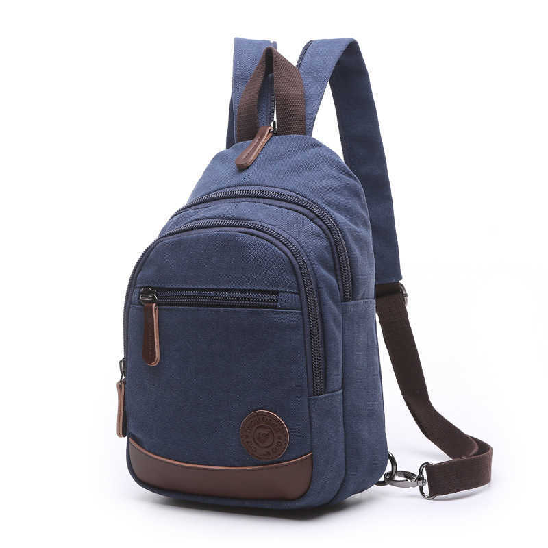 double shoulder canvas travel bag street fashion trend large capacity outdoor men's and women's oblique backpack 240915