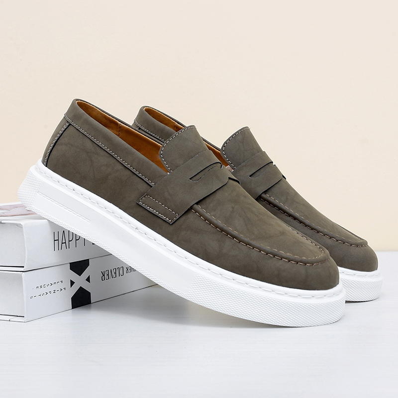 Genuine Leather Male Summer Slip on Loafers Handmade Men's Casual Leather Shoes Hot Sale Driving Shoes Moccasins Walking Flats