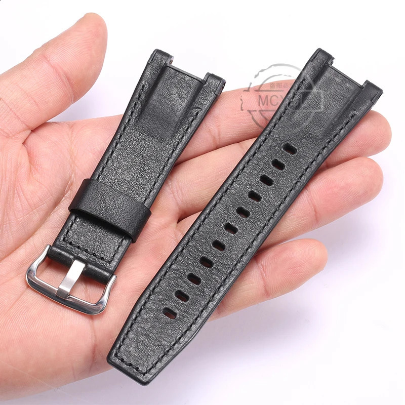 Leather Strap Suitable For Caiso GST-B210 GST-S110 W100C S300 W300 Men Rubber Watchband Pin Buckle Bracelet Watch Accessories 240906