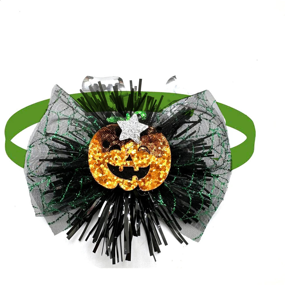 50/100 pieces of dog bow fashionable bow collar Halloween dog beauty products puppy accessories 240914