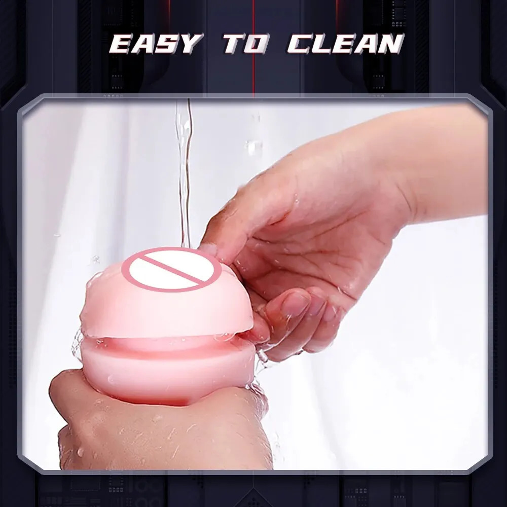 Masturbator Cup for Men Silicone Vagina Anus Sex Toys Male Endurance Exercise Vacuum Masturbation Adult Goods 240711