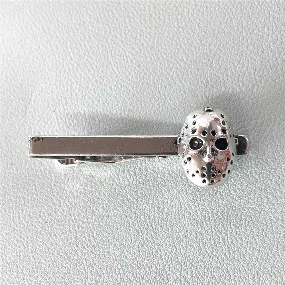 Hallowmas Horror Movie and Television Fans Cosplay Metal Tie Clips Gifts for Men WomanX240914