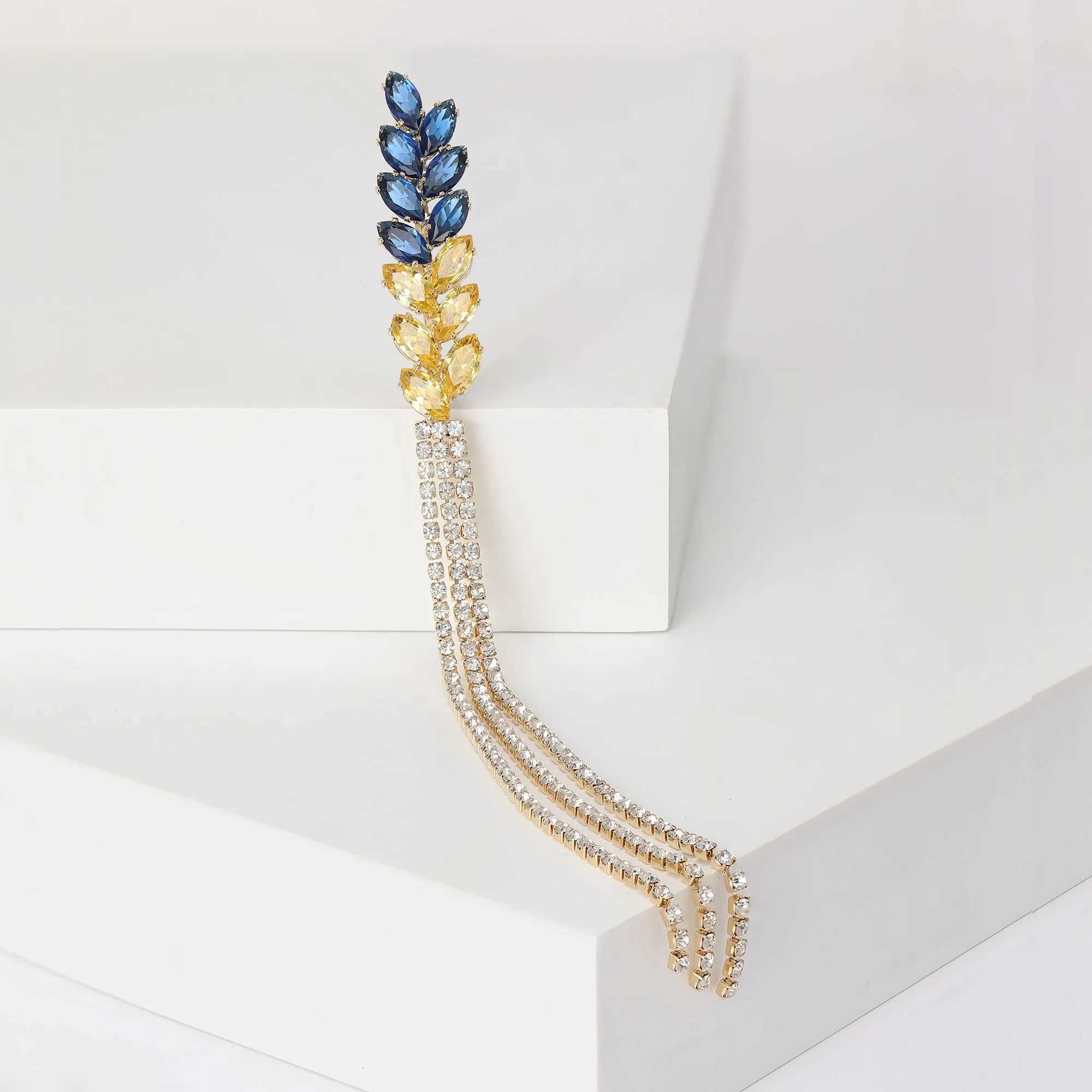 New Peace Wheat Ear Brooches for Women Unisex Tassels Wheats Pins Office Party Friend Gifts Accessories WholesaleX240914