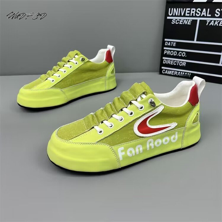 Sneaker Men Casual Cover Bottom Designer Board Fashion Genuine Leather Fabric Breathable Increased Internal Platform Shoes 4557 7fe8