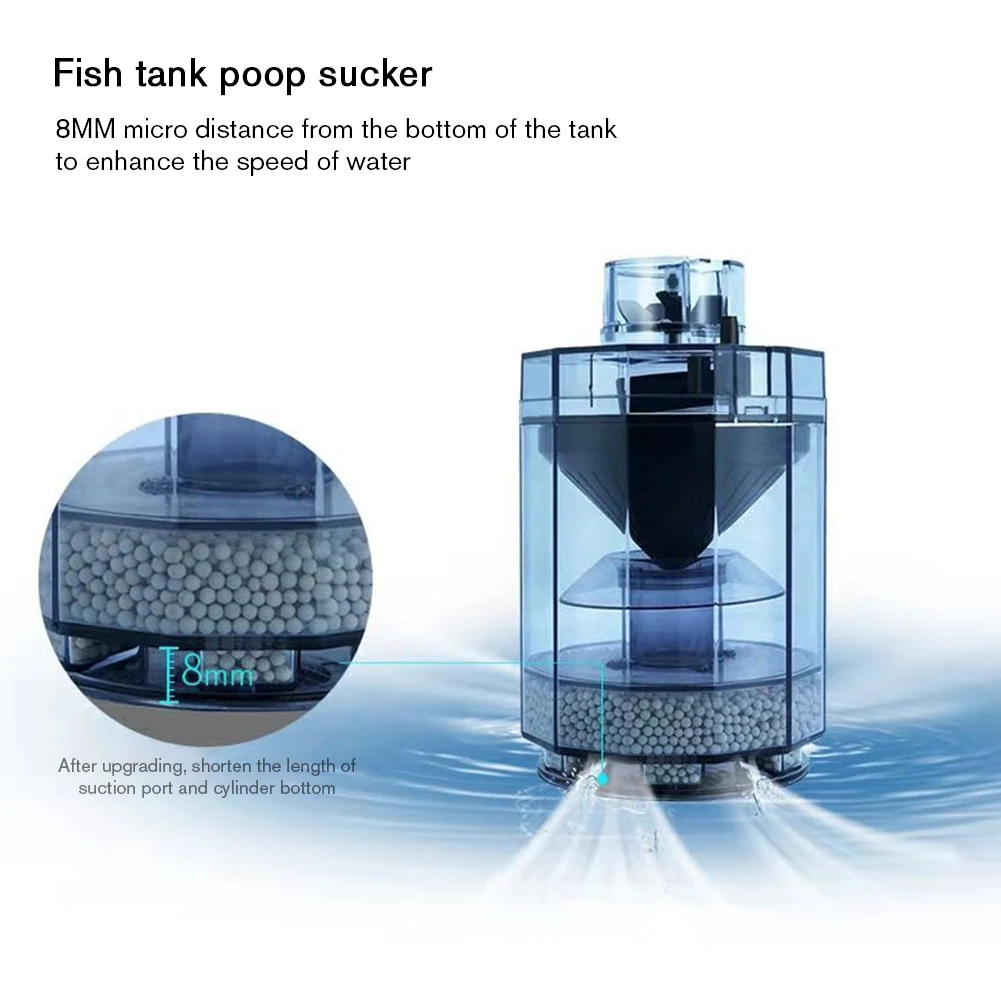 Fully Automatic Fish Stool Suction Collector Fish Stool Automatic Stool Type Vacuum Cleaner Suction Fish Tank Toilet