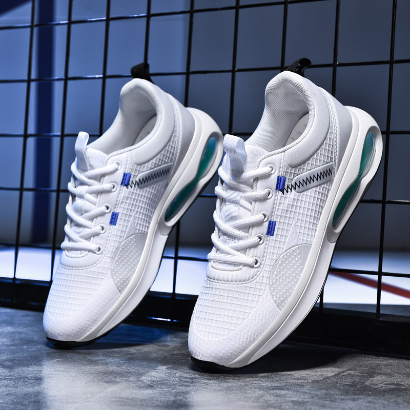 Lightweight Air Cushion Sneakers for Men Soft Comfortable Sole Mesh Breathable Summer Casual Shoes Couples Big Size 36-46