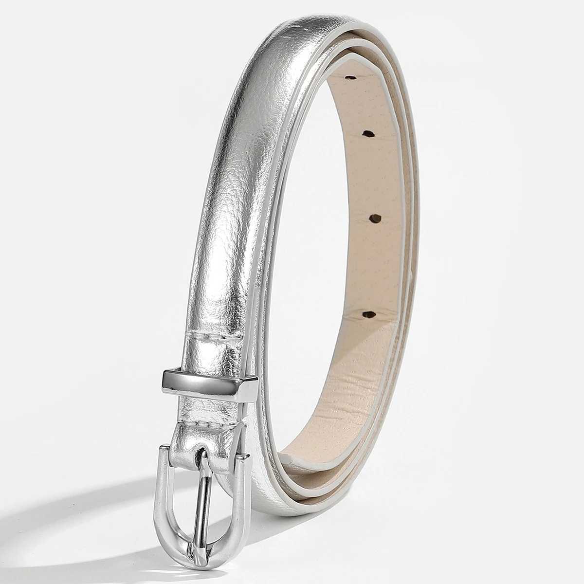 Womens New Small Belt in Belt Simple and Versatile Korean Decorative Fashion Trend Professional Fashion Jeans BeltX240914