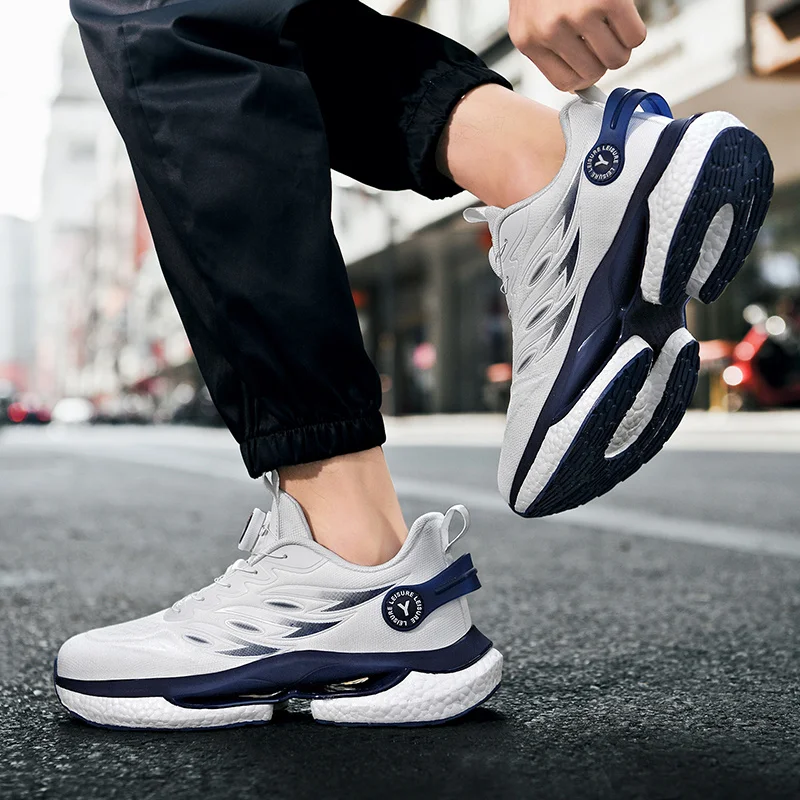 2024 Hot Sale Men's Casual Shoes Shockproof Comfortable Outdoor Running Fitness Training Exercise Sneakers