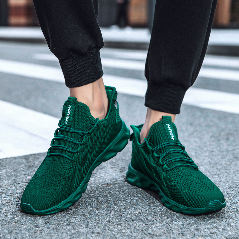 Fujeak Casual Lightweight Flats Plus Size Mesh Sneakers Unisex Footwear Breathable Women Shoes Non-slip Minimalism Running Shoes