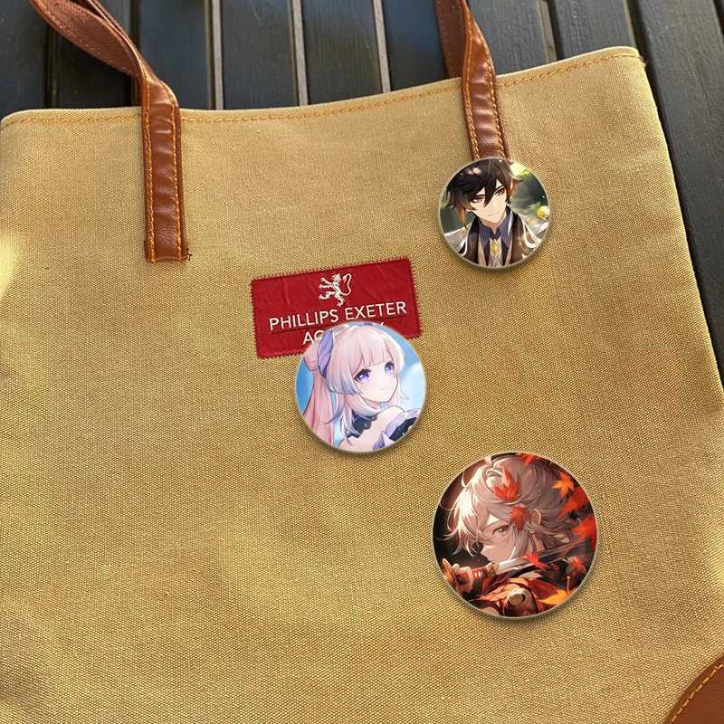 Genshin Impact Pin Handmade Brooch for Clothes Cartoon Cosplay Badge Backpack Decoration Jewelry GiftX240914