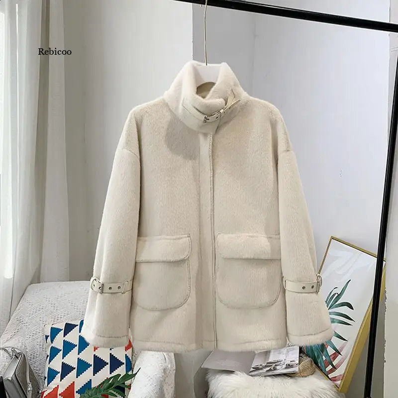 Womens Winter Coat Faux Fur Coat Womens Winter Jacket Fur Coat Teddy Jacket Womens Winter Sheepskin Coat Fur Coat Women 240911