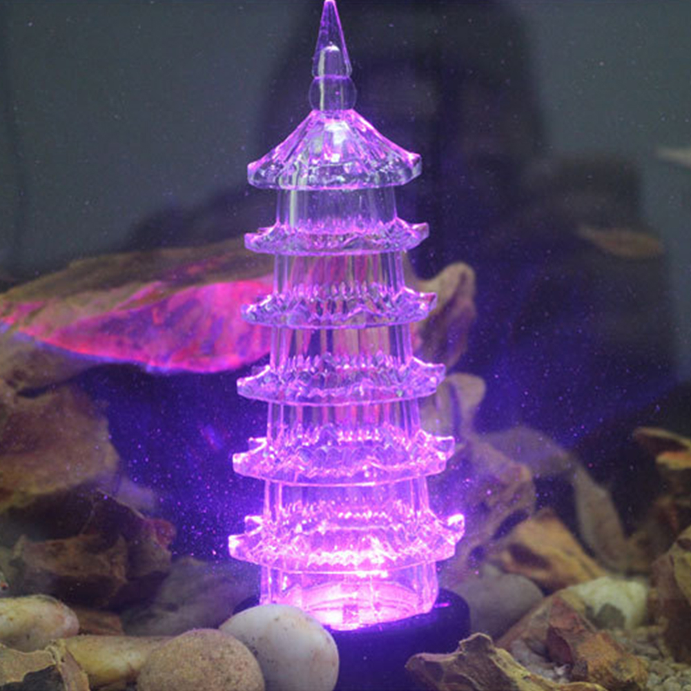 Colorful Aquarium Light LED Fish Tank Light High Brightness Reusable Water Tank Lamp Decoration For Fountain Pond Aquarium