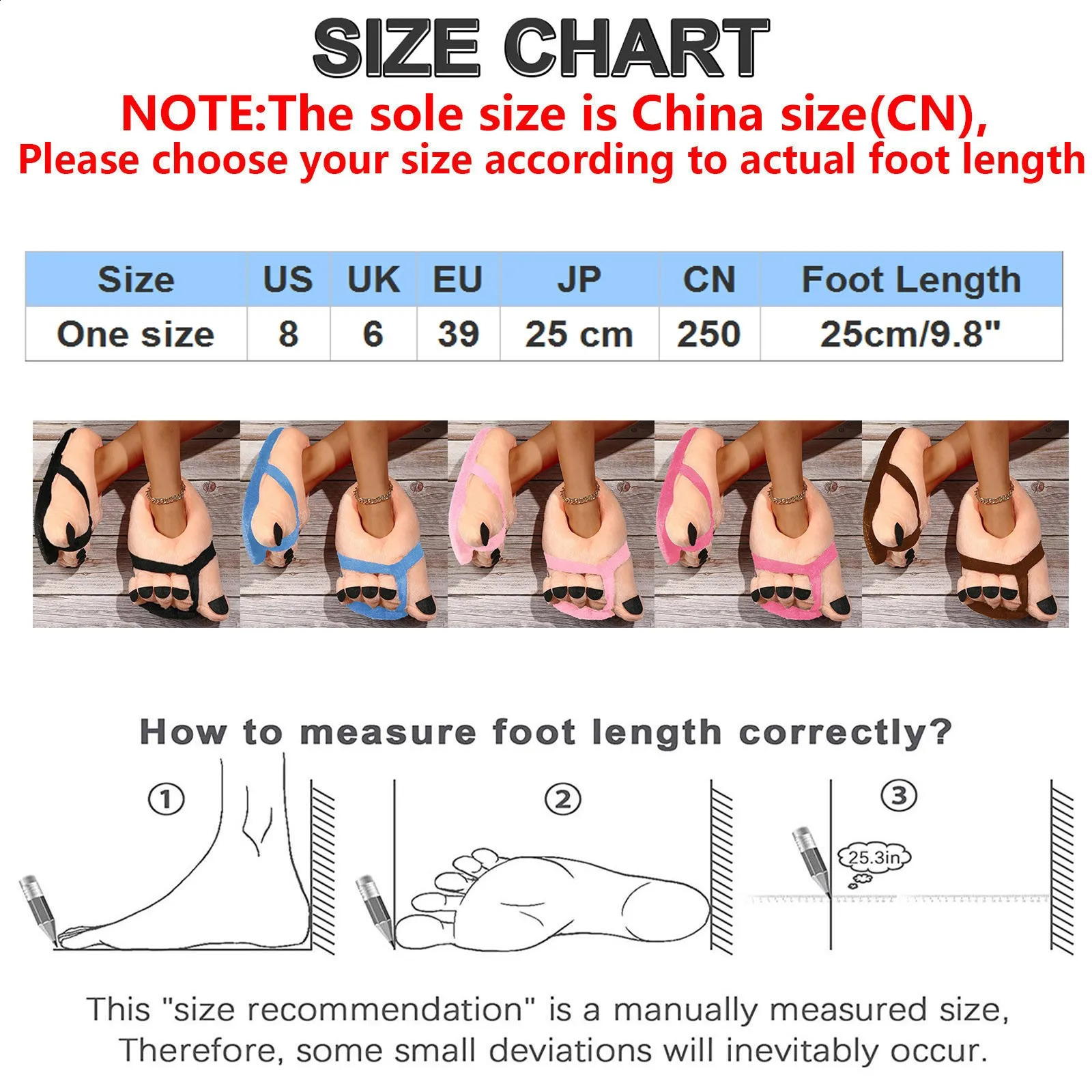 Funny Feet Claws Comfortable Plush Slippers Indoor Home Increase Women Cute Winter Warm Cotton Slider Five Finger Cosplay Shoes 240914
