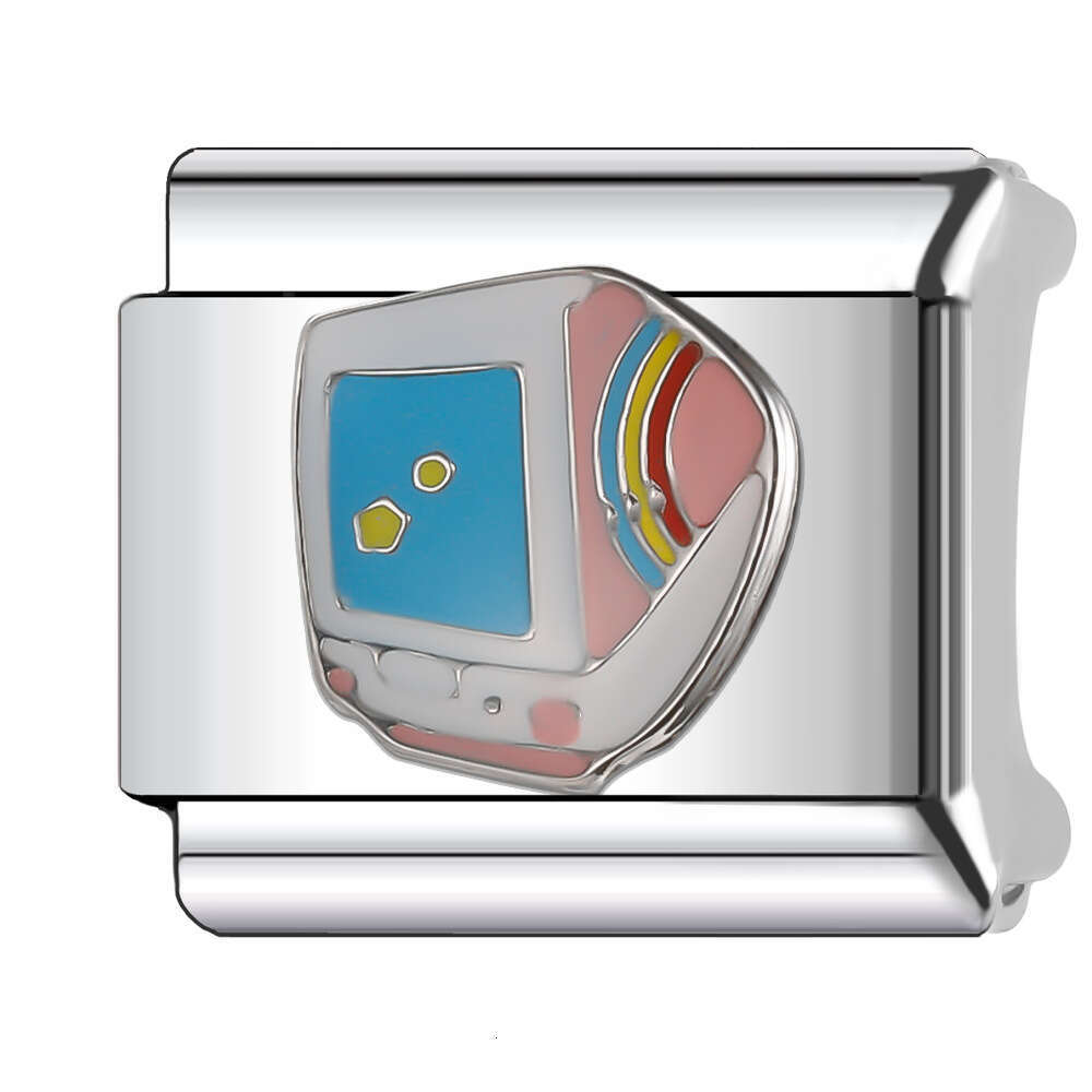 New Women's Gift Health Care Package Bead Italian Charms Links Bangle Beads Fit 9mm Stainless Steel Bracelet Making DIY For Women Fashion Jewelry