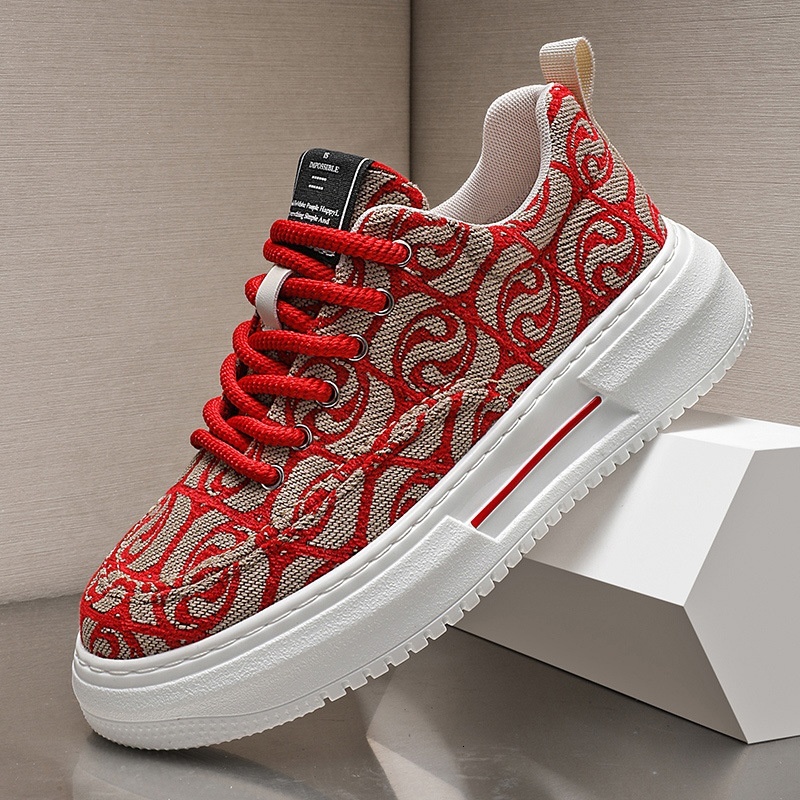 Summer 2024 New Breathable Canvas Colorful Versatile, Low Top Men's Trendy Shoes for Sports and Leisure Increase