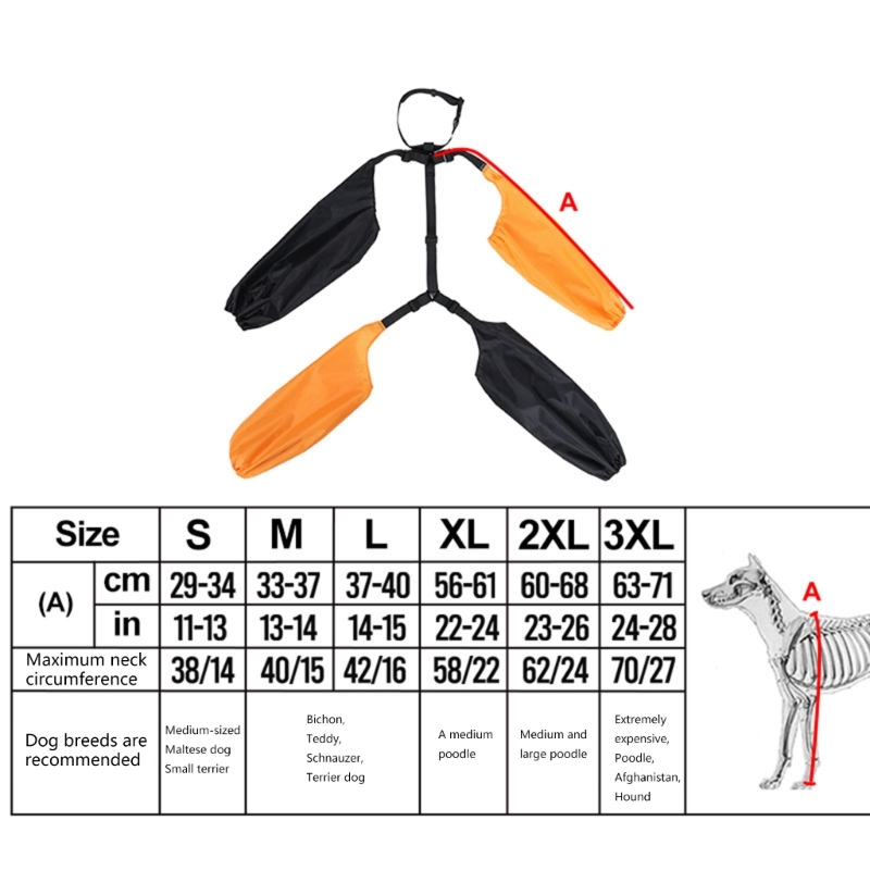 Lightweight Dogs Leggings Comfortable Dog Boot Leggings with Suspender Daily Walking Leg Covering Waterproof Leggings 40JA