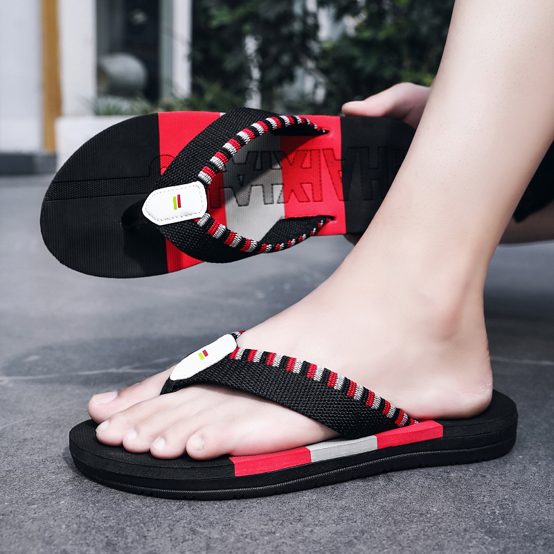 2023 New Summer Men Flip-flops Slippers Design Beach Sandals Comfortable Men Casual Shoes Men Outdoor Home Flip Flops Footwear