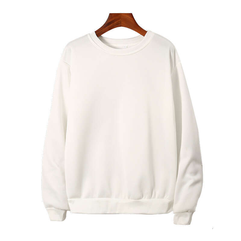 Solid color pure version autumn winter large-sized men's and women's clothing, various blank versions with plush hoodies