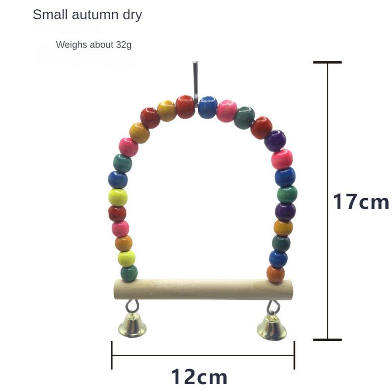 Parrot Toy Bird Toy Color Swing Ladder Climbing Ladder Station Pole Bird Cage Accessories Pet Bird Supplies