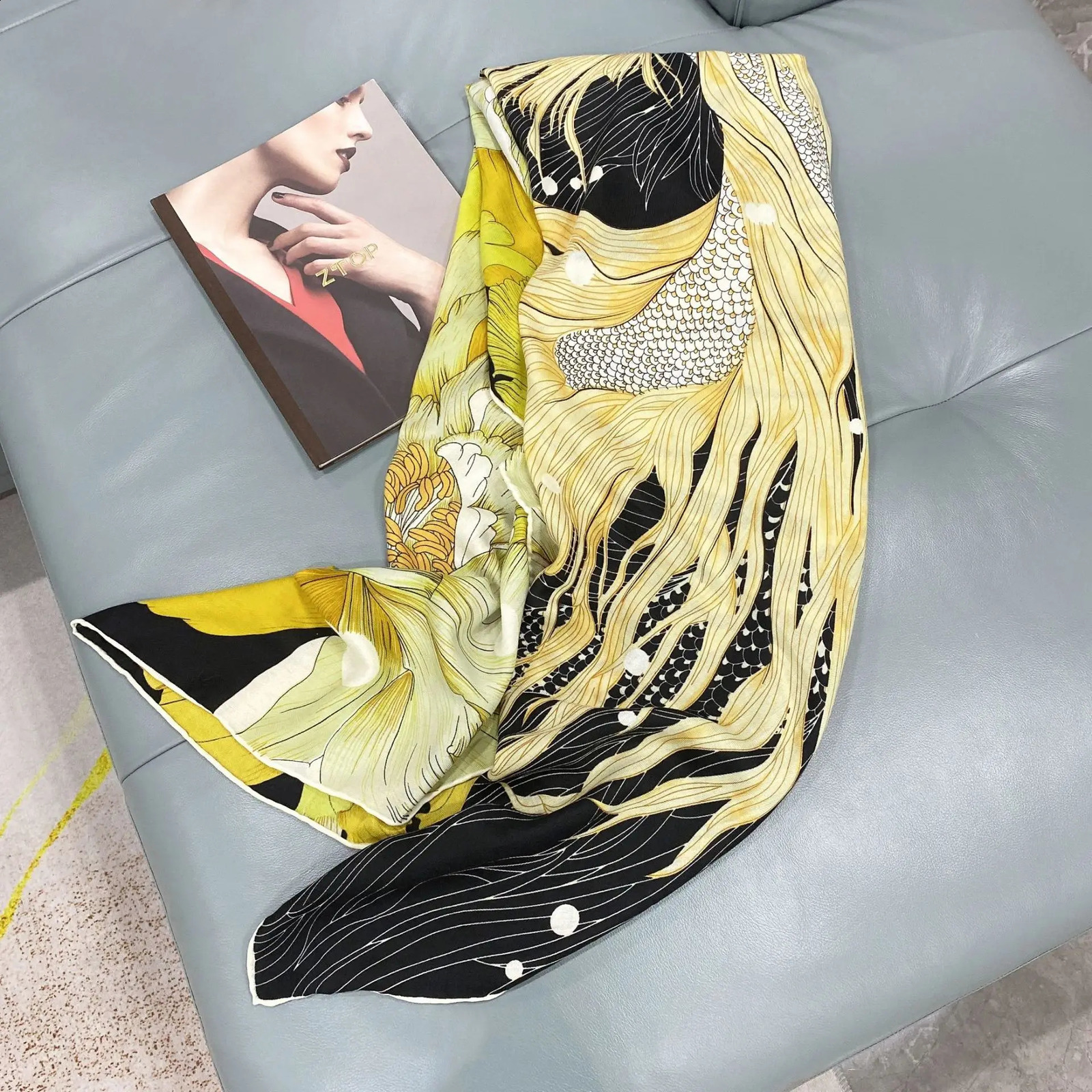 Warm Hems Rollerd Cashmere Scarf Square Shawls Women Large Wool Silk Poncho er Handerchief Cape 130 240909