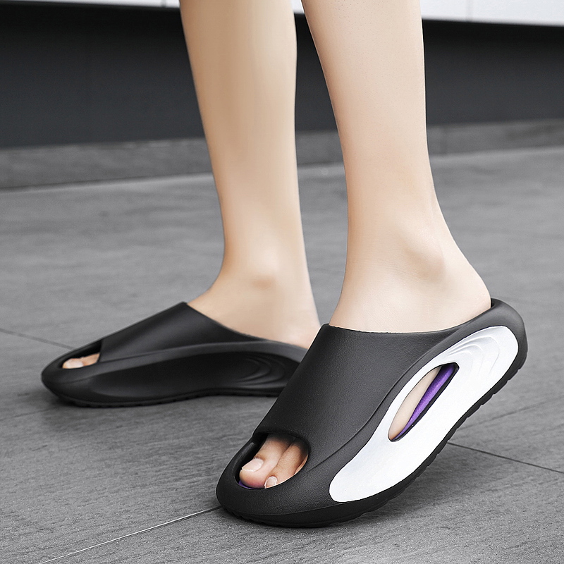 Fashion Men Women Slippers Sides Indoor Outdoor Sandals Beach Casual Shoes Soft Sole Slides Men Flip-flops Summer Men's Sandals