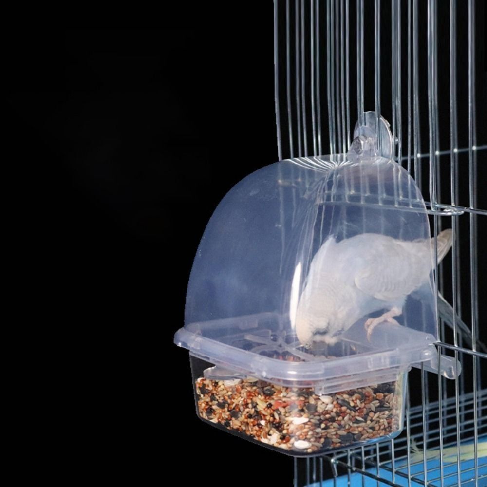 Hanging Bowl Bird Cage Feeder Automatic Water Dispenser Plastic Birds Food Container Feeding Watering Supplies Pet Cage Supply