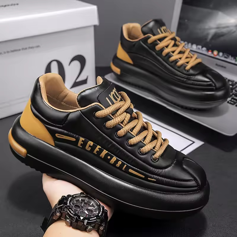 2024 men's board high top trainers casual street bread trendy shoes