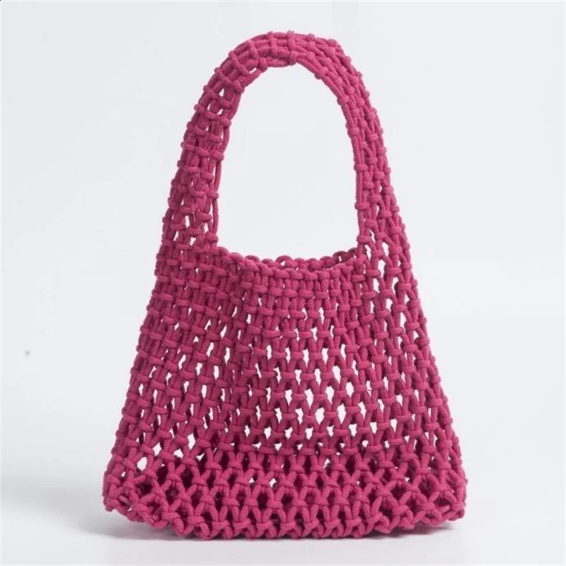 Home>Products>Colorful Cotton Rope Handbags>Hollow Mesh Bags>Woven Fish Bags 240913