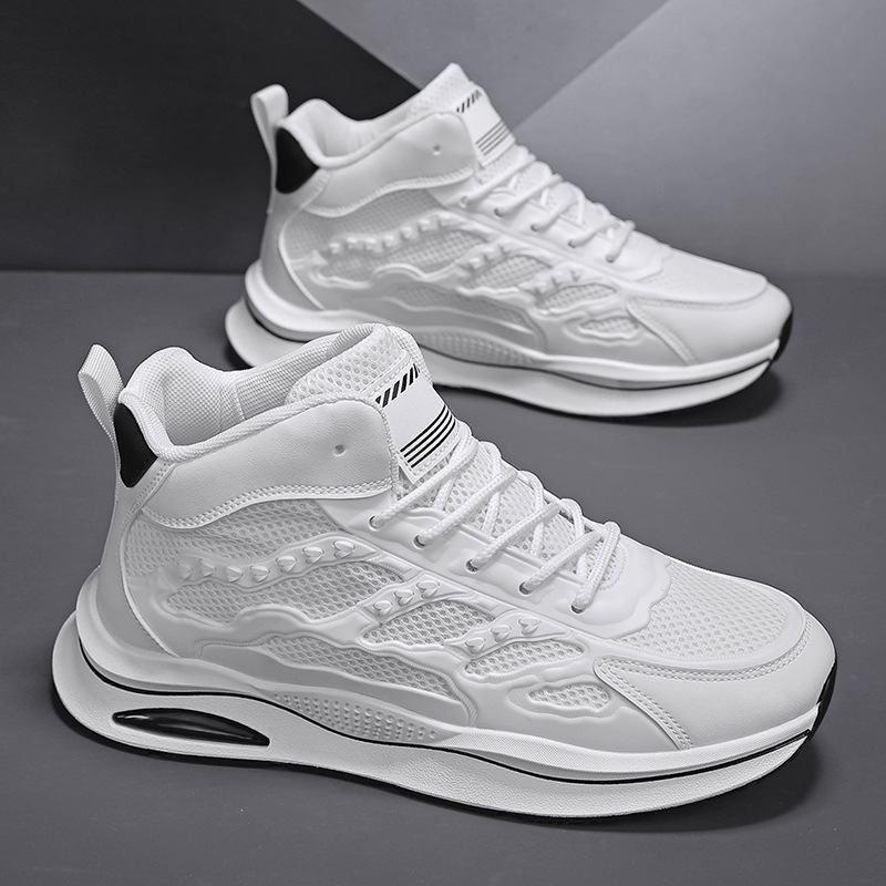 New 2024 for Men Sneaker Summer Breathable Mesh Casual Sport Shoes Comfortable High Tops Trainers 2d55 Comtable
