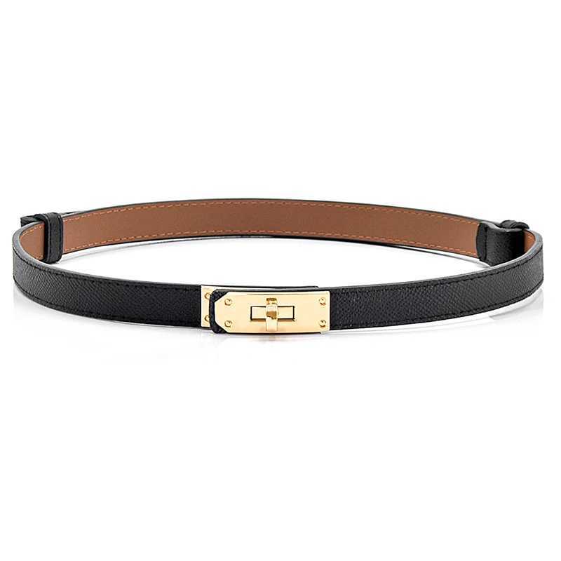 Fashion High Quality Patent Leather Belt Women Fine Belts Golden Lock Buckle Dress Jeans Sweater Waistband Belt Luxury DesignerX240914